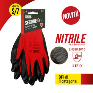 AAE GUANTI TEC.SECURE GRIP NITRILE S/7