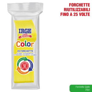 CAH FORCHETTA PP GIALLO 20 PZ