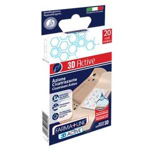 ADX CEROTT ACTIVE CICATR. MEDI 7x2CM 20 CON ACIDO IALURONICO