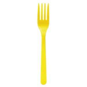 CAH FORCHETTA PP GIALLO 20 PZ