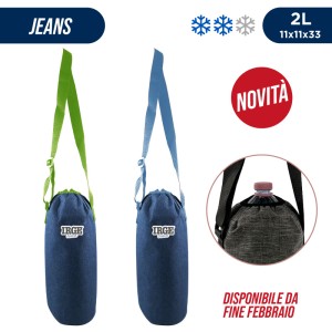 BFA PORTA BOTTIGLIA JEANS 2L 11X11X33cm