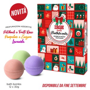 AJA SET BATH BOMB 12X30GR POMP+ZENZERO-PATCHOULI+FR.ROSS