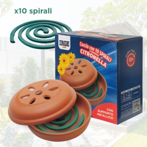 EVA COCCIO + SPIRALI CITRONELLA 10 PZ