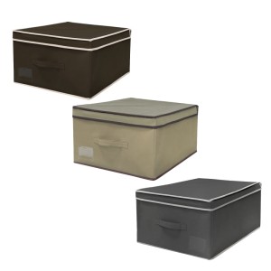 DME SCATOLA PORTAINDUMENTI  TNT COLORI A CONTRASTO 50X40X25