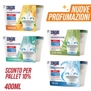 FAA DEUMIDIFICATORE IRGE 400ml PROF.ASS TALCO - AGRUMI - MUSCHIO BIANC