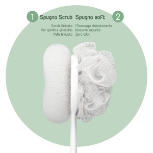 BFW SPAZZOLA BAGNO C/MANICO 2IN1 SCRUB