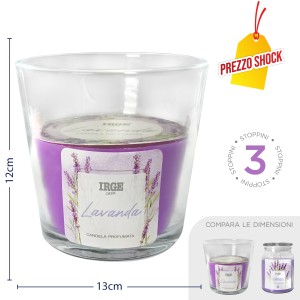 EDC CANDELA LAVANDA VASO