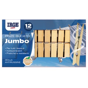 APD PINZE BUCATO JUMBO LEGNO IRGE 12PZ
