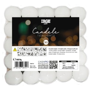 FDG CANDELA 50 TEALIGHTS BIANCHE