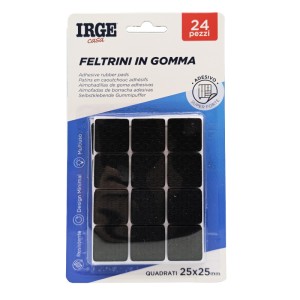 EAC FELTRINI GOMMA 24PZ QUADRATI 2.5x2.5
