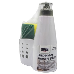 BFJ DISPENSER SAPONE PIATTI + PORTA SPUG