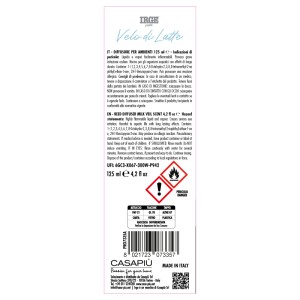 CDV DIFFUSORE IRGE AMB. 125 ML VELO DI L C/BASTONCINI