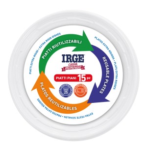 ABZ PIATTI PIANI BIANCHI 22CM 15PZ