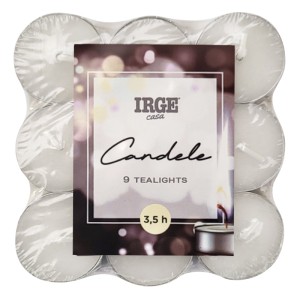 FDE CANDELA 9 TEALIGHTS BIANCHE