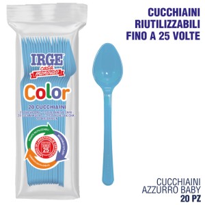 CDX CUCCHIAINO PP AZZURRO BABY 20 PZ