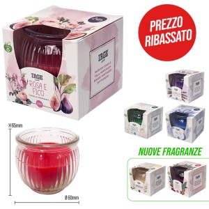 FDL CANDELA VETRO A RIGHE C/CARTONC