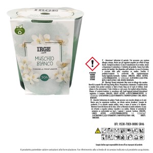 FDT CANDELA BICOLORE BICCHIERE VETRO