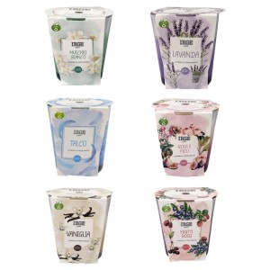 FDT CANDELA BICOLORE BICCHIERE VETRO