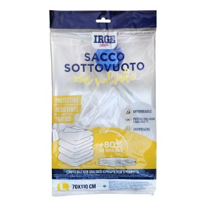 DIS SACCO SOTTOVUOTO TRASPARENTE 70X110
