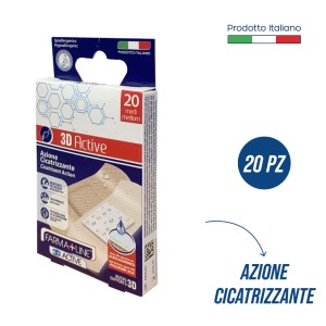 ADX CEROTT ACTIVE CICATR. MEDI 7x2CM 20 CON ACIDO IALURONICO