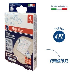 BFA CEROTT ACTIVE CICATR. XL 4PZ FARMAL CON ACIDO IALURONICO