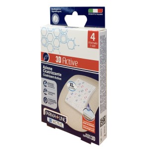 BFA CEROTT ACTIVE CICATR. XL 4PZ FARMAL CON ACIDO IALURONICO