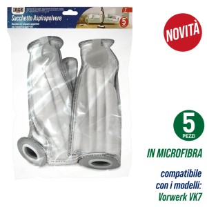 ABS SACCO ASPIRAPOLVERE VK7 5PZ