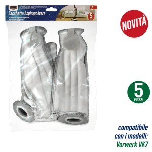 ABS SACCO ASPIRAPOLVERE VK7 5PZ