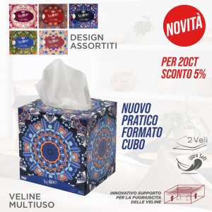 CDP BOX VELINE 70PZ 2VELI CUBIC