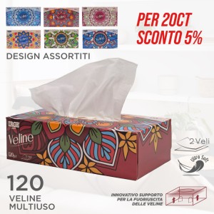 CDD BOX VELINE 120PZ 2VELI mandala