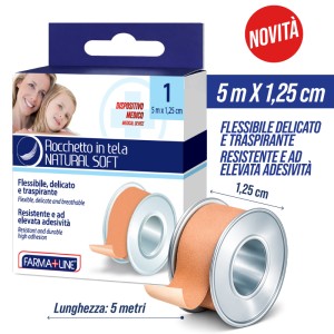 BMF ROCCHETTO TELA 5M x1,25CM FARMALINE