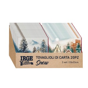 CIA EXPO 40 TOVAGLIOLI SNOW 33X33 20PZ