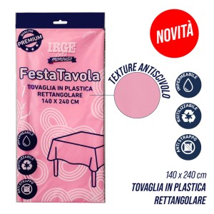 CFN TOVAGLIA FESTA ROSA 140X240CM