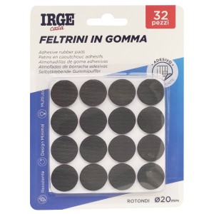 EAC FELTRINI GOMMA 24PZ QUADRATI 2.5x2.5