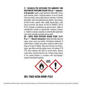 EBR DIFFUSORE RICARICA 500 ML OCEAN