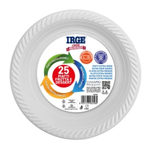 ABX PIATTI RIUTILIZZ. DESSERT 25PZ D17