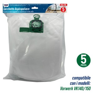 ABQ SACCO ASPIRAPOLVERE VK140/150 5PZ