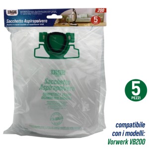 ABP SACCO ASPIRAPOLVERE VK200 5PZ