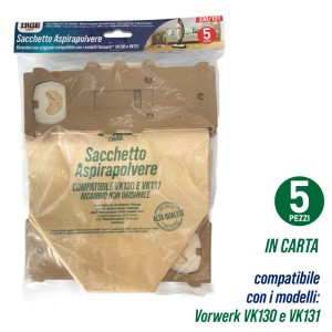 ABN SACCO ASPIRAPOLVERE VK130/131 5PZ