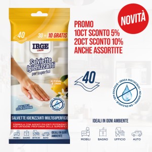 ABL SALVIETTE SUPERFICI 40PZ LIMONE
