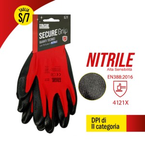 AAE GUANTI TEC.SECURE GRIP NITRILE S/7