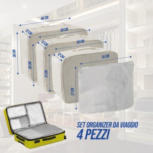 DIZ SET ORGANIZER VIAGGIO 4PZ