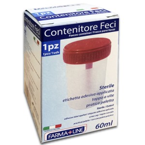 CAV CONTENIT. STERILE FECI FARMALINE TAPPO A VITE