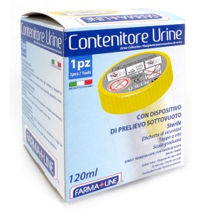 CAR FARMALINE MB CONT. STERILE URINE120 CON SISTEMA DI ASPIRAZIONE SOT