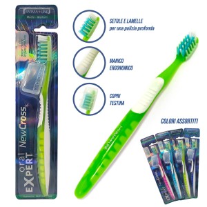 ABQ SPAZZOLINO DENTI NEW CROSS ORALPIU