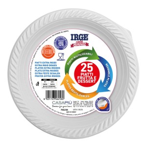 ABX PIATTI RIUTILIZZ. DESSERT 25PZ D17