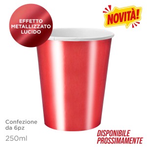 CYB BICCHIERI SHINY RED 6PZ
