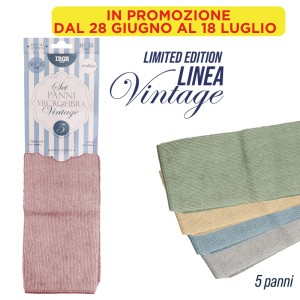 ADS PANNO MICROFIBRA 5PZ 30x35CM VINTAG