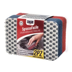 AFJ SPUGNA SGRASSAFACILE RETTANGOLARE 2P