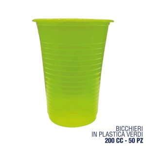 BMM BICCHIERE VERDE 200CC 50PZ